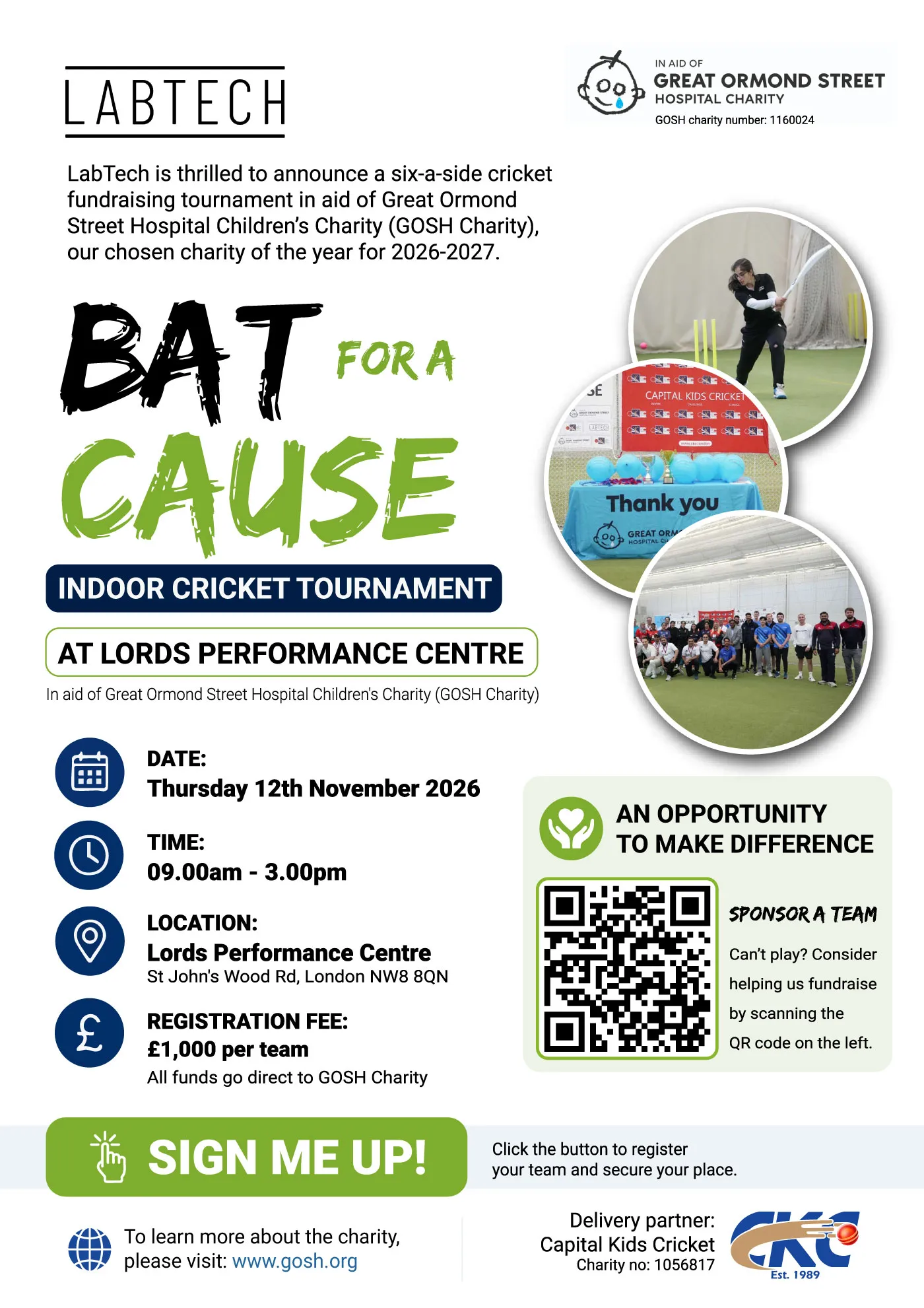 BAT for a Cause | Indoor Cricket Tournament